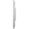 Ekena Millwork Damon Ceiling Medallion (Fits Canopies up to 3 3/8"), Hand-Painted Ultra Pure White, 20"OD x 1 1/2"P CM20DAUWF - alternate 4